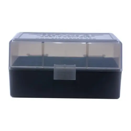 2 X BERRY'S PLASTIC STORAGE AMMO BOX SMOKE COLOR 223/556 ACP 100 rd 