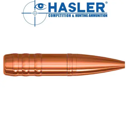 Lead-free hunting bullet Hasler HUNTING 6,5 mm, dia .264, weight 128grs (8,3g). Fragmenting bullet Hasler Hunting features a great stopping power and has a lower chance of ricochet. Hasler H65128