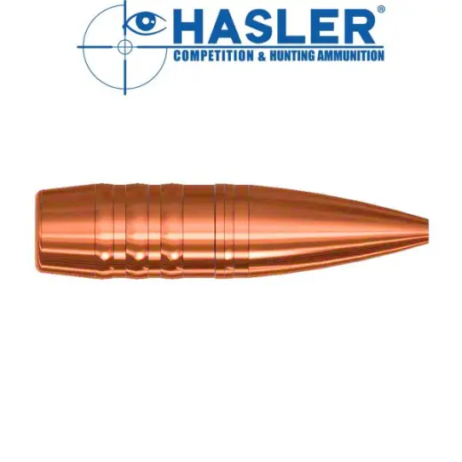 Lead-free hunting bullet Hasler HUNTING .30 / 7,62 mm, dia .308, weight 150grs (9,7g). Fragmenting bullet Hasler Hunting features a great stopping power and has a lower chance of ricochet. Hasler H30150