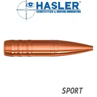 Monolitishe Geschosse Hasler Sport 6,5 mm (.264), 128grs