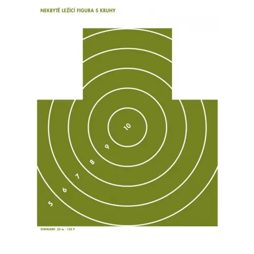 Terc 135 P1 Nekrytě ležící postava