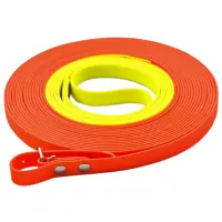 Dwukolorowa płaska linka myśliwska - 16 mm (BIOTHANE), 8 metrów