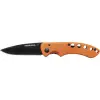 Liner Lock Folding Knife Drop Point Blade Orange SCH107ALOR Schrade