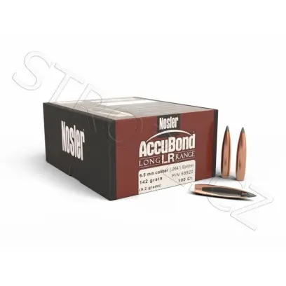 Proiettile Nosler AccuBond Long Range (AB-LR) 6,5 mm, diametro .264, 142grs (9,2g). SKU: 58922