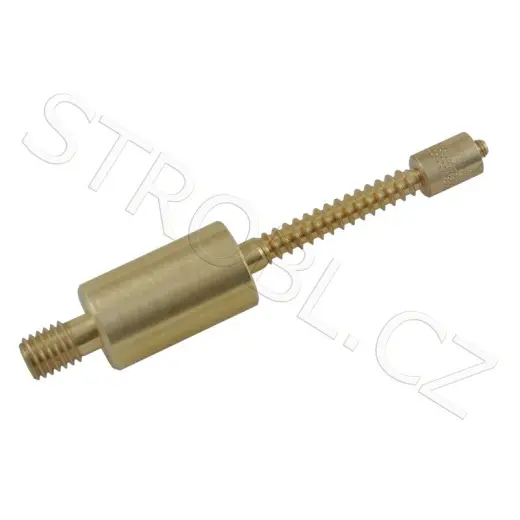 Adaptateur pour pistolet à billes pour 3 filtres à billes. Jag en laiton, utilisé pour pousser les pastilles de nettoyage en feutre dans l'alésage de votre arme. Filetage M5 à l'extérieur.