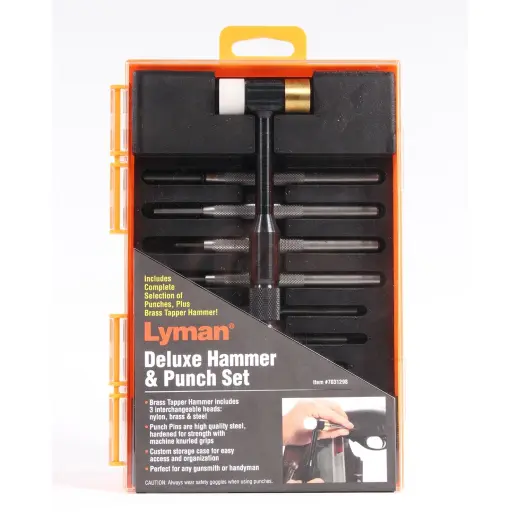 Büchsenmacher Hammer und Punch Set Deluxe 7-teilig. Lyman USA.