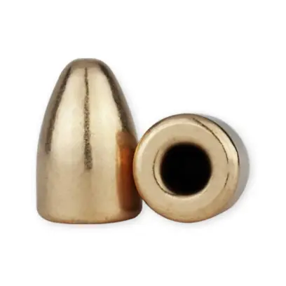 Cooper plated bullets Berry’s caliber 9mm, diameter .356, weight 124grs (8g). Bullet type: Hollow Base Round Nose Thick Plate. Packing 1000 pcs.