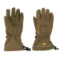 Vyhřívané softshellové rukavice MUDDY NUCLEUS hnědé - M