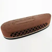 Pachmayr F325 Deluxe  Shotgun & Rifle Pad - Small, Brown with Whiteline