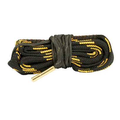Corde de nettoyage de canon avec brosses en laiton intégrées.