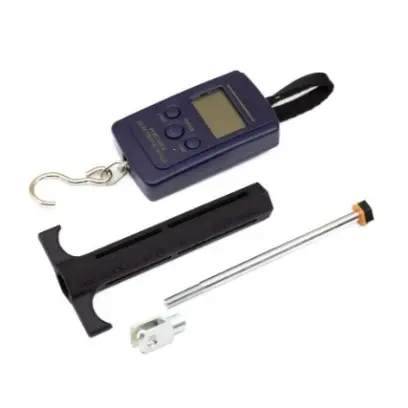 Gyors és hatékony tesztelés a visszarugó rugók erősségére. A digitális skála leolvasása azonnal megmutatja, ha a visszarugó rugója elhasználódott és cserére szorul.