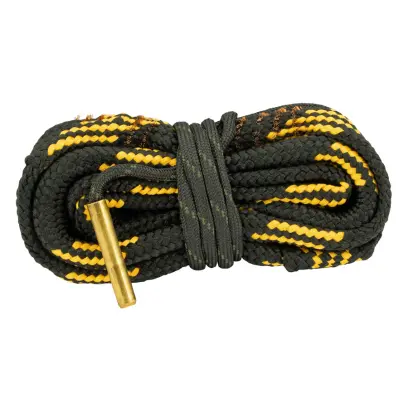 Corde de nettoyage d'alésage avec brosses en laiton cousues.