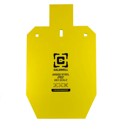 Caldwell, easy-to-see, steel hanging target. Dimensions: 20&quot; x 12&quot;. Weight: 21 lbs.