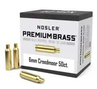 Nosler Premium Brass 6mm Creedmoor (50 pcs)