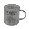 Glass Mug with Bullet Hole Effect