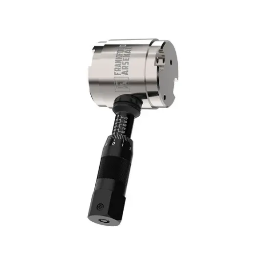 Pistol Micrometer Kit is for use in the Frankford Arsenal Bench Top Powder Measure. Stainless steel drum and precision micrometer stem ensure accurate powder charges from 2.5 - 50 grains.