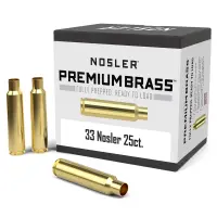 Łuski Nosler Premium Brass .33 Nosler (25szt)