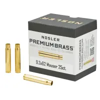 Nábojnice Nosler Premium Brass 9,3x62 Mauser (25ks)