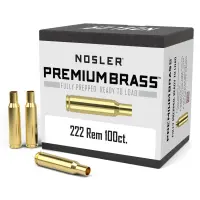 Łuski Nosler Premium Brass .222 Remington (100szt)