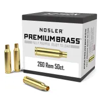 Nábojnice Nosler Premium Brass .260 Remington (50ks)