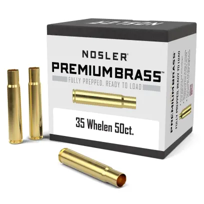 Nábojnice Nosler Premium Brass .35 Whelen (50ks) Nábojnice Nosler Premium Brass ráže .35 Whelen pro přebíjení nábojů, munice, střeliva (50ks).
