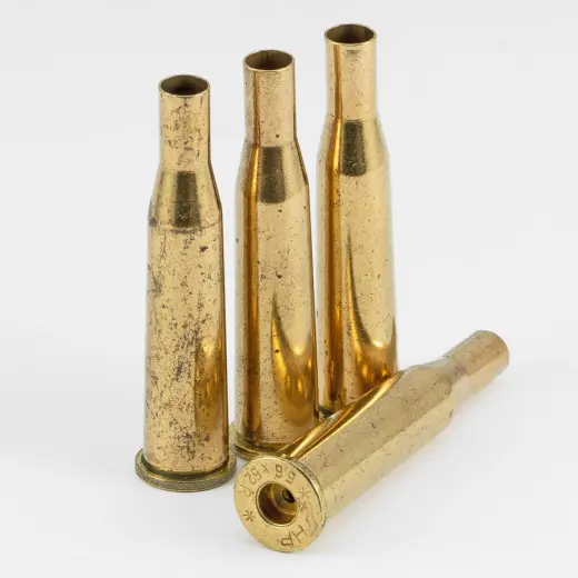 Brass Hinterberger 5,6x52 R Unprimed 5,6x52 R brass case for ammo reloading. HP - Hinterberger Patronen.