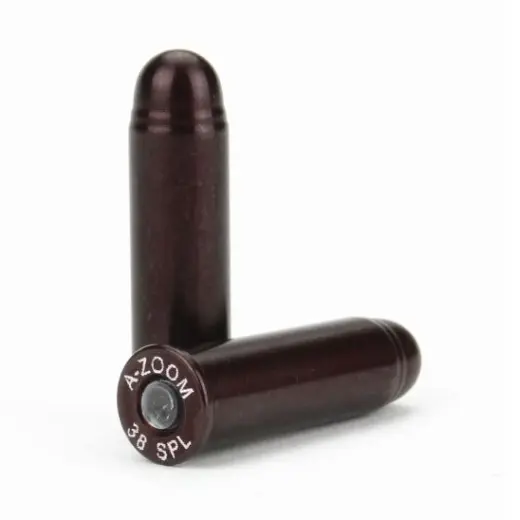 Biztonsági oktatásra, lőfegyver működésének tesztelésére és a tűzkallantyú biztonságos kioldására lett tervezve, károsodás nélkül. .38 Special fegyverekhez. Az ár 6 darabra vonatkozik.