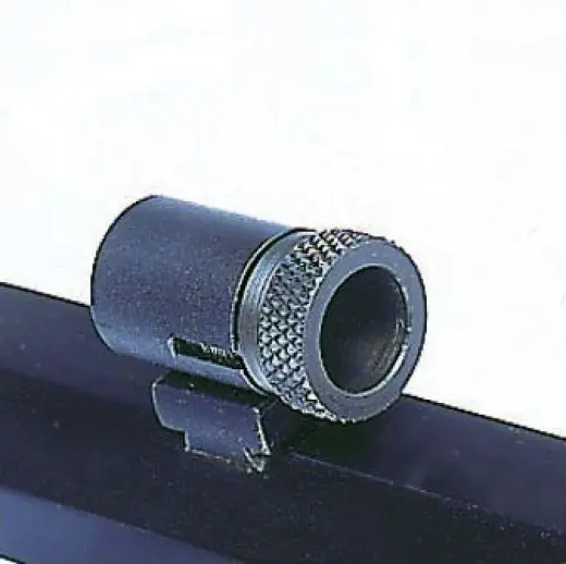 Lyman 17AML acél tunelmuzsling szemmagasság: 0,494″, 3/8″ kúpos horonyhoz. 8 cserélhető betét tartozik. Kompatibilis a 57SML irányzóval. Kifejezetten elöltöltős fegyverekhez tervezték.