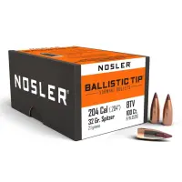 Střely Nosler Ballistic Tip Varmint .204 Cal., dia .204 32grs