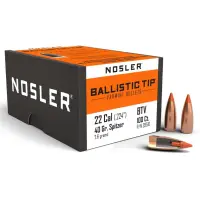 Bullets Nosler Ballistic Tip Varmint .22 Cal., dia .224 40grs