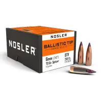 Střely Nosler Ballistic Tip Varmint 6mm, dia .243 70grs (250 ks)