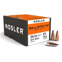 Geschosse Nosler Ballistic Tip Varmint .204 Cal., dia .204 32grs (250 Stk.)