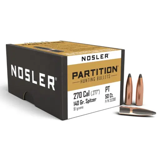 Pocisk Nosler Partition .270 Cal, śr. .277, 140gr, (9,1g). SKU: 35200