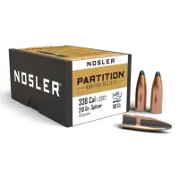 Střely Nosler Partition .338 Cal, dia .338, 210grs (50 ks)