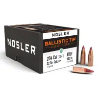 Střely Nosler Ballistic Tip Lead Free .204 Caliber, dia .204, 32grs