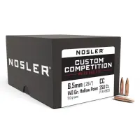 Střely Nosler Custom Competition 6,5mm, dia .264, 140g (250ks)