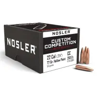 Bullets Nosler Custom Competition HPBT .22 Cal., dia .224, 77grs (250 pcs)