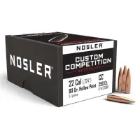 Bullets Nosler Custom Competition HPBT .22 Cal., dia .224, 80grs (250 pcs)