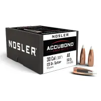 Bullets Nosler AccuBond .30 Cal, dia .308, 125grs (50 pcs)