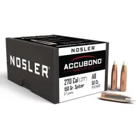 Bullets Nosler AccuBond .270 Cal, dia .277, 150grs (50 pcs)