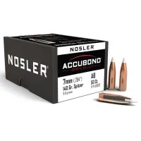 Střely Nosler AccuBond 7mm, dia .284, 140grs (50 ks)