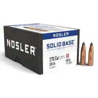 Střely Nosler Solid Base SP .270 Cal., dia .277, 130grs (50 ks)