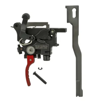 Sistema di scatto migliorato per una regolazione fine della trazione e del movimento. Scarpetta del grilletto regolabile, funzionamento più fluido e compatibilità con i modelli CZ 457. Include percussore.