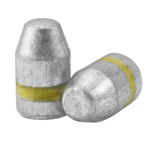 Bullets ARES .40 dia .401, 200grs, FP BB PB Lead bullets caliber .40, dia .401, weight 200grs. Bullet shape FP BB. PB - groove-greased lead cast bullets.