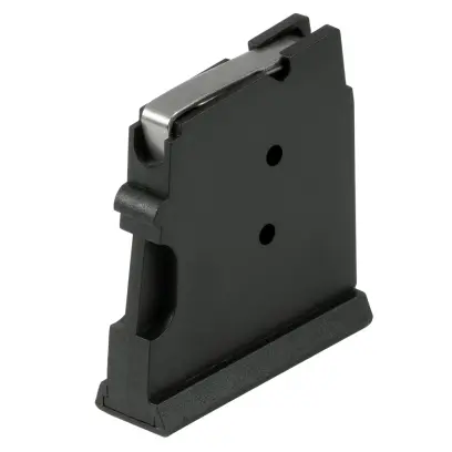 Öt töltényes polimer tár a CZ 455; CZ 457 és CZ 512 újabb modellsorozatú, .17 HMR vagy .22 WMR kaliberű CZ peremlövő puskákhoz.