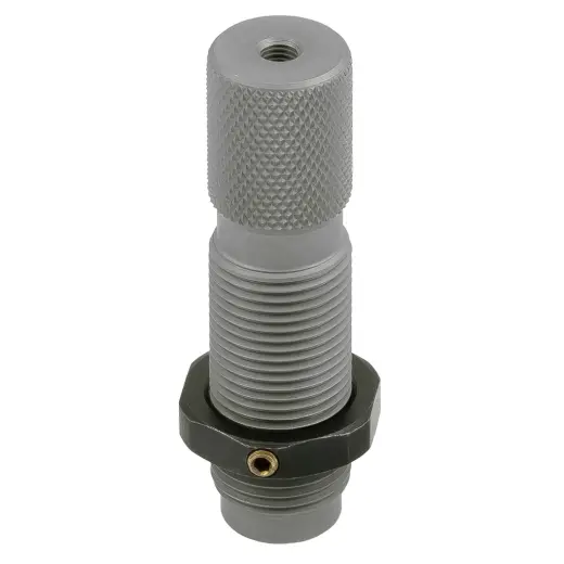 Corpo sostitutivo per il dado RCBS Neck Expander Die. Per assemblare un dado completo, è necessario acquistare separatamente l'asta del tappo espanditore RCBS e il tappo espanditore (RCBS Neck Expander Plug).
