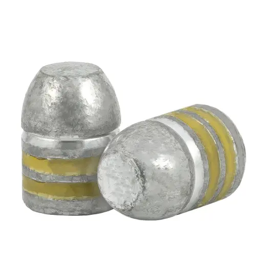 Balles en plomb calibre .50, dia .501, poids 330grs. Forme de la balle RN FP BB. PB - balles coulées en plomb strié.