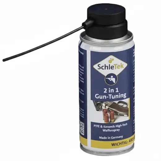 Spray 2 in 1 Gun-Tuning PTFE & ceramic SchleTek Spray 2 en 1 Gun-Tuning teflon & céramique. Fabriqué en Allemagne, société SchleTek.