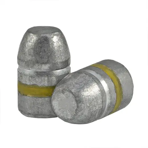 Střely ARES .44-40 dia .427, 240grs, RN FP BB PB Olověné střely ARES ráže .44-40, diametr .427, hmotnost 240grs. Tvar střely RN FP BB. PB - střela je mazaná do drážky.