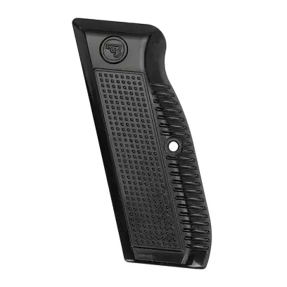 Plastic Grip CZ 75 LEGEND – Left Impugnatura sinistra in plastica CZ 75 LEGEND. Replica fedele delle impugnature originali CZ 75, attualmente fornita con la CZ 75 Legend. Per modelli: CZ 75B / CZ 85B.